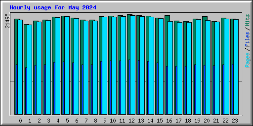 Hourly usage for May 2024